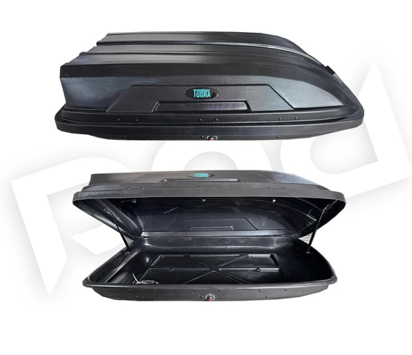 YMTRADE Araç Üstü Port,Tabut Bagaj Siyah 370 LT