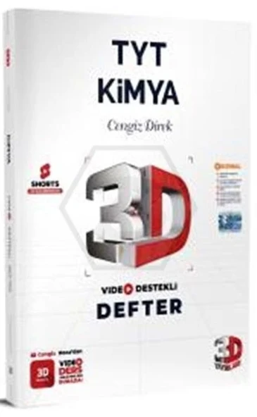 3D Tyt Kimya Video Destekli Defter