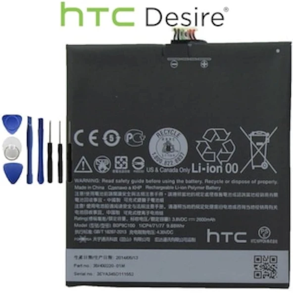 Htc Desire 816 Pil Batarya B0P9C100 ve Tamir Seti - Resim 2