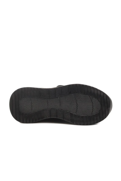 Aspor Platin Simli Cırtlı Kız Çocuk Sneaker - 5