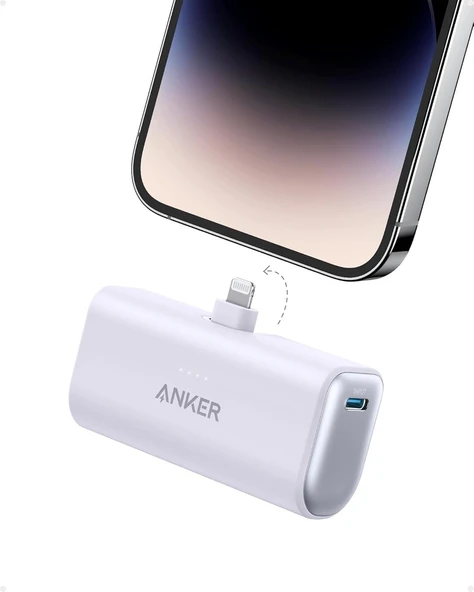 Anker 621 PowerBank Lightning Connector 12W - Beyaz ürün görseli