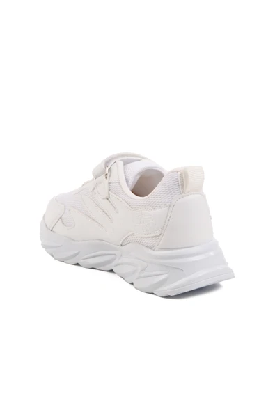 Aspor Beyaz Cırtlı Unisex Çocuk Spor Ayakkabı - 4