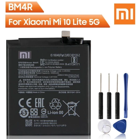 Xiaomi Mi 10 Lite Batarya Pil ve Tamir Seti Bm4R ürün görseli