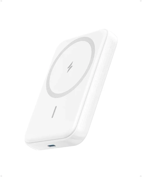 Anker 321 MagGo Powerbank (PowerCore Manyetik 5K) Beyaz ürün görseli