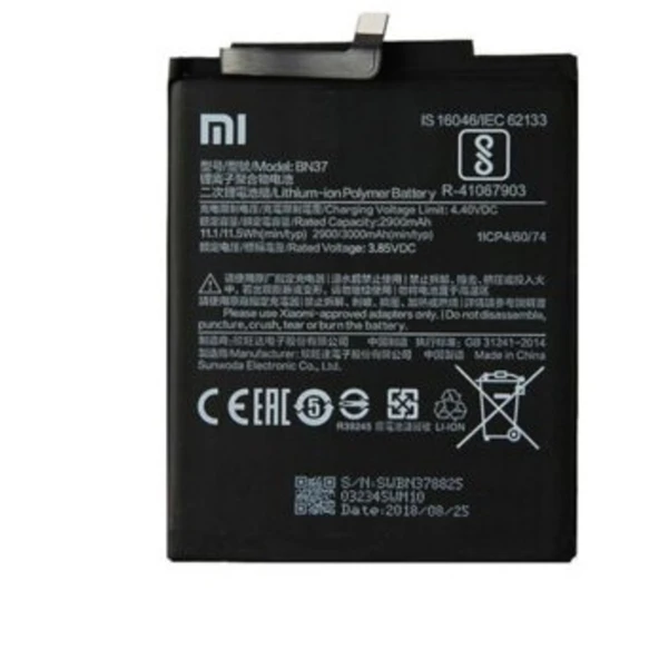 Xiaomi Redmi 6/ Redmi 6A Bn37 Batarya Pil ürün görseli
