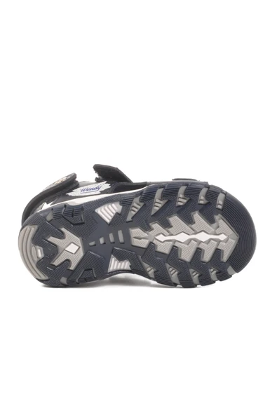 Aspor Lacivert Kırmızı Cırtlı Erkek Çocuk Spor Sandalet - 5