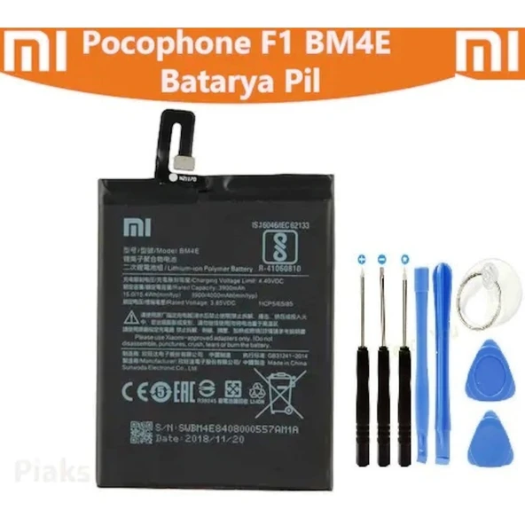 Xiaomi Mi Pocophone F1 Bm4E Batarya Pil ve Tamir Seti ürün görseli
