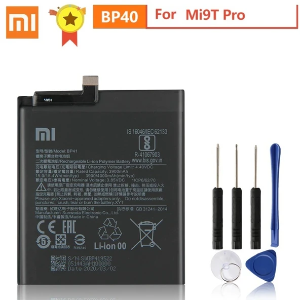Xiaomi Mi 9T Pro Batarya Pil Bp40 + Tamir Seti ürün görseli