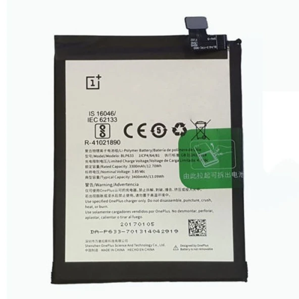 Oneplus 3T A3010 Blp633 Batarya Pil - Resim 2