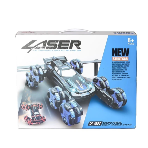 RQ3025 Kumandalı 8 Teker Akrobat Araba -Vardem - 2