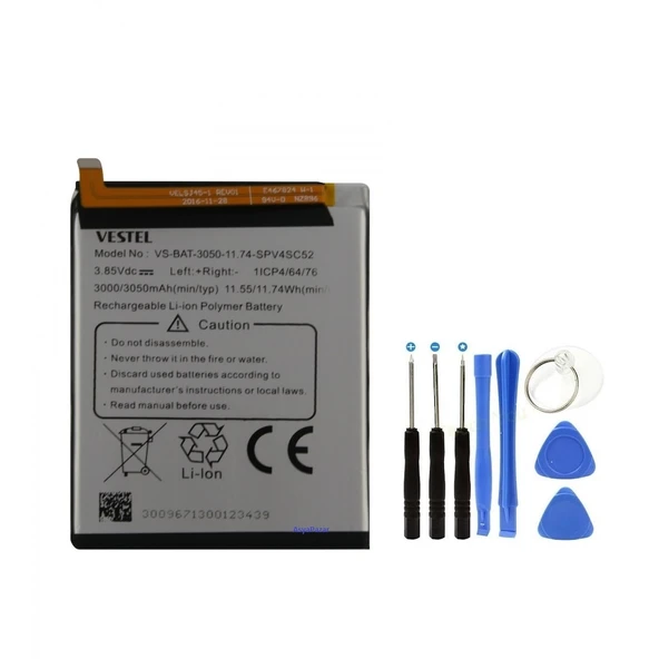 Vestel V5 Pil Batarya Vs-Bat 3050 Mah ürün görseli
