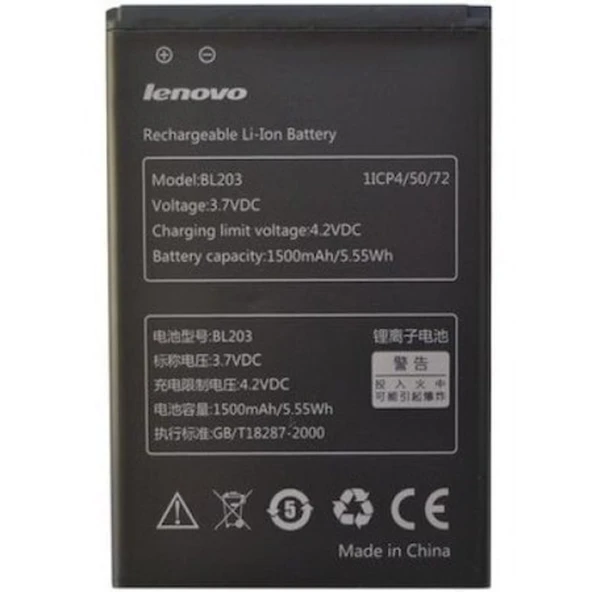 Lenovo A278T A308T-A318T-A66-A369İ-A369 Pil Batarya Bl203 ürün görseli