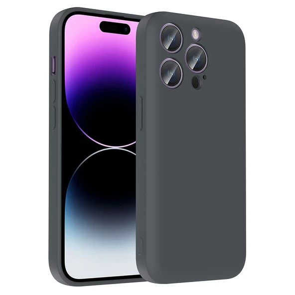 iPhone 14 Pro Kılıf Kamera Korumalı Kartlık Hazneli Vitra Kapak - Resim 9