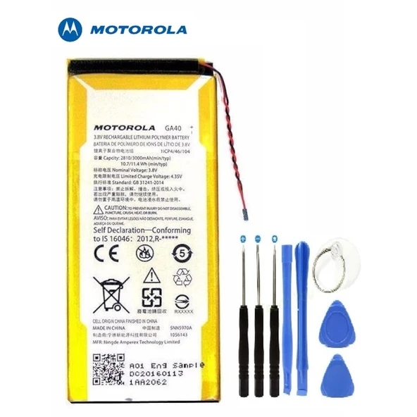 Motorola G4 Xt1625 G4 Plus Xt1622 Pil Batarya Ga40+Tamir Set ürün görseli