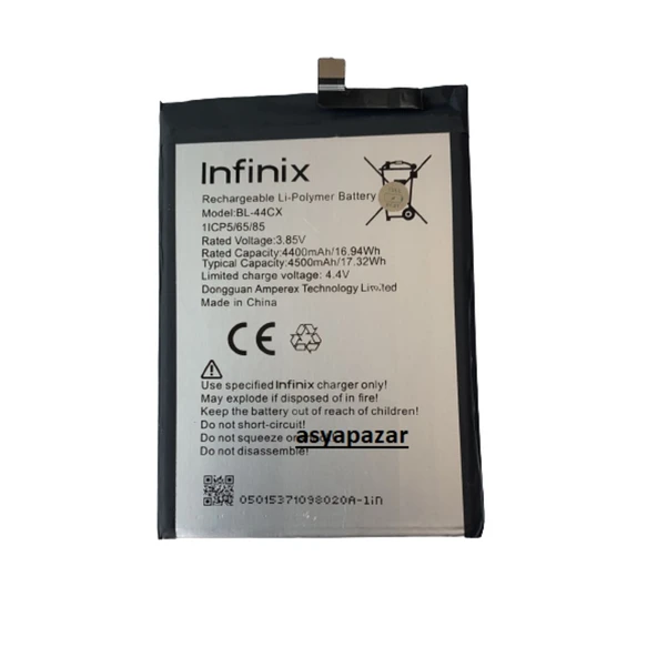 Infinix Zore 8 Pil Batarya Bl-44Cx ürün görseli