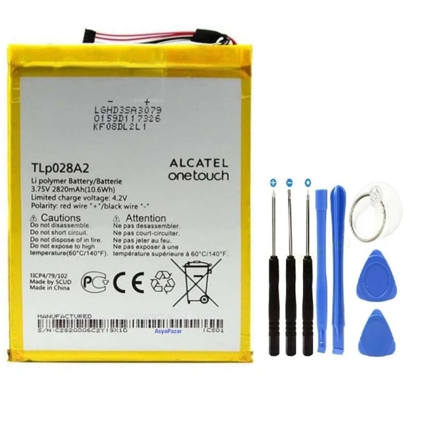 Alcatel Onetouch Pixi 3 Tablet Pil Batarya Tlp028A2 ve Tamir Seti ürün görseli