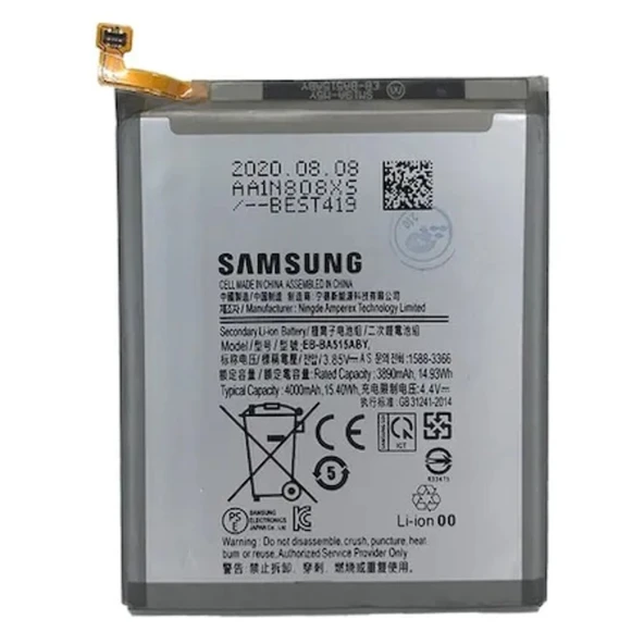 Samsung Galaxy A51 Sm-A515F Batarya Pil Eb-Ba515Aby ürün görseli
