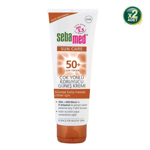 Sebamed Çok Yönlü Koruyucu 75 ml 2 Adet 50 Faktör Güneş Kremi
