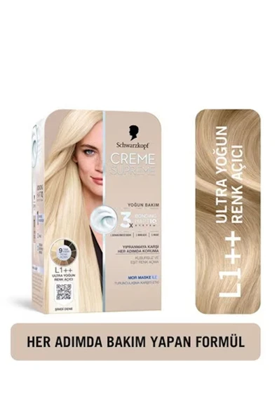 Creme Supreme Saç Boyası L1 Ultra Yoğun Renk Açıcı - 2
