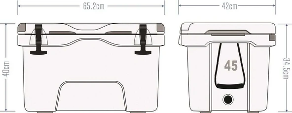 IcePeak Aden Plus Buzluk 45 Litre - 3