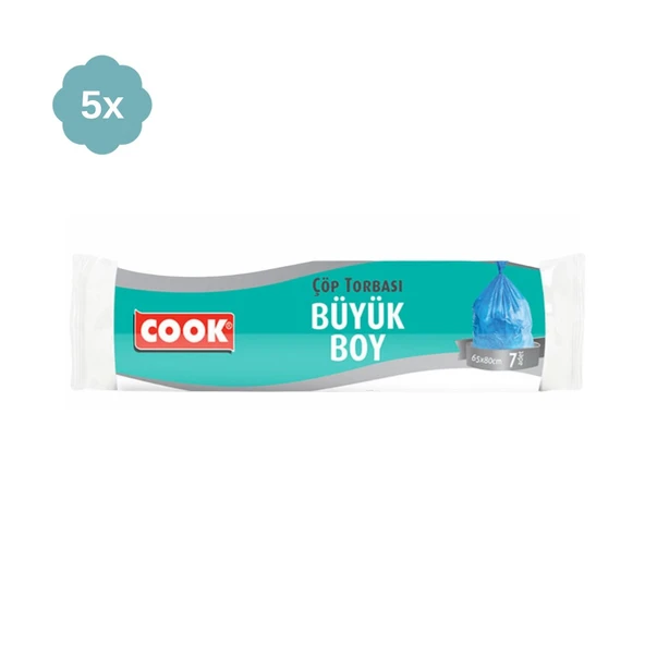 Cook Çöp Torbası Büyük Boy 10'lu - 2