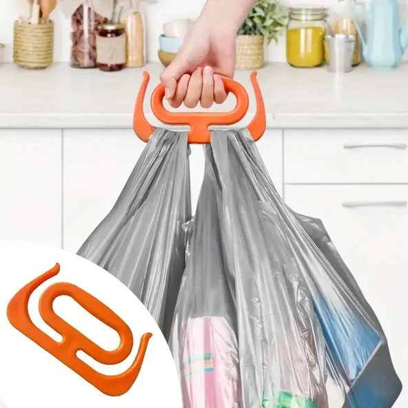 2 Adet Poşet Taşıma Aparatı Çok Amaçlı Market Pazar Poşet Taşıma Aparatı Poşet Tutucu Taşıma Kiti - 2