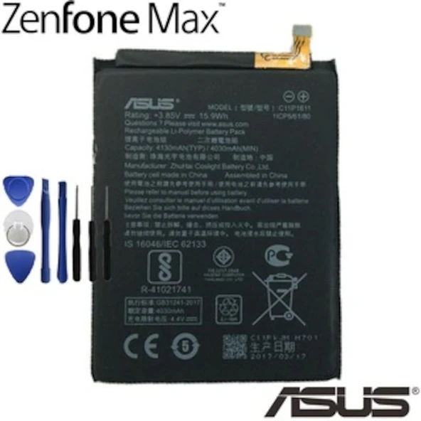Asus Zenfone 3 Max Pil Batarya C11P1611 ve Tamir Seti - Resim 2