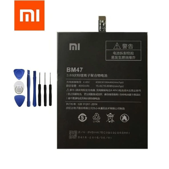 Xiaomi Redmi Mi 3/3S/4X Bm47 Batarya Pil ve Tamir Seti ürün görseli