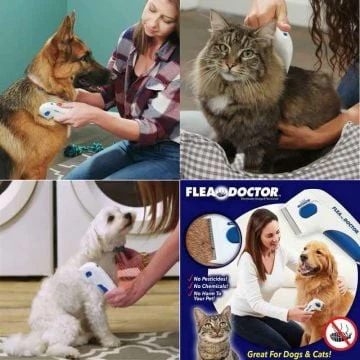 Flea Doctor Kedi Köpek Elektrikli Pire Tarağı 16,5 cm - 3