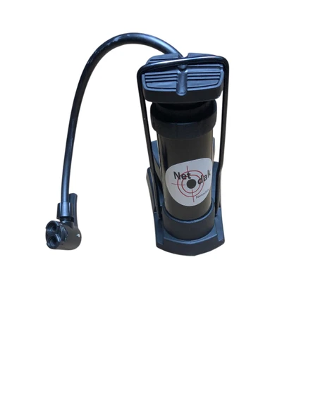 Mini Bisiklet Pompası Göstergeli Taşınabilir Ayak Pompası Motorsiklet Ve Araç Pompası - 9