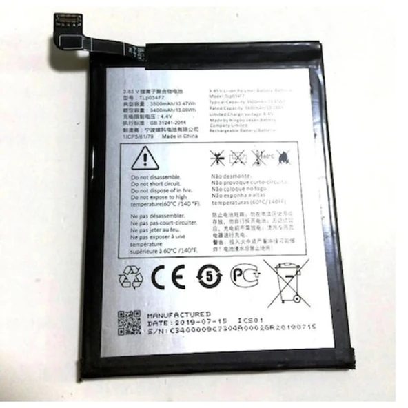 Alcatel 3 2019 5053Y 5053K 5039D Pil Batarya Tlp034F1 ürün görseli