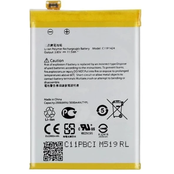 Asus Zenfone Ze551Ml Ze550Ml - C11P1424 Batarya - Pil ürün görseli