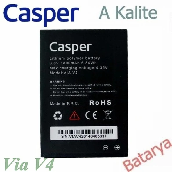 Casper Via V4 Batarya Pil ürün görseli