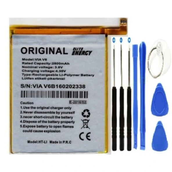 Casper Via V6 Pil Batarya ve Tamir Seti ürün görseli