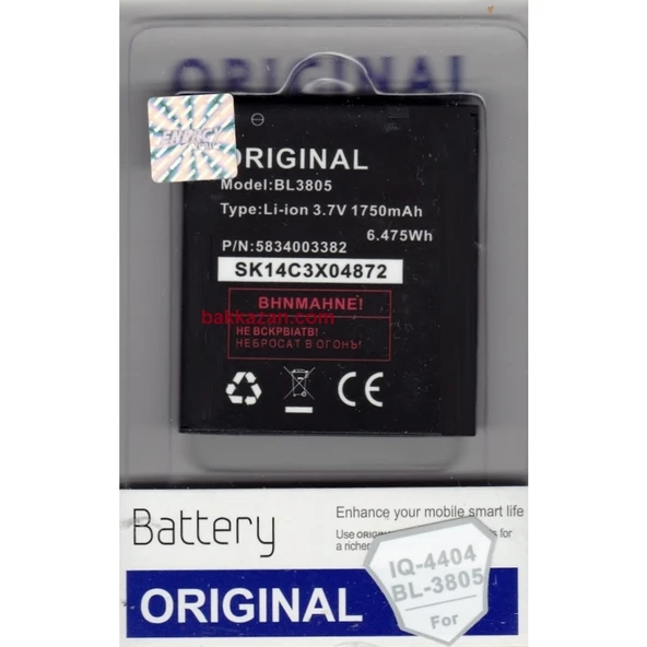 Fly Iq 4404 Spark Bl3805 Batarya Pil - Resim 2