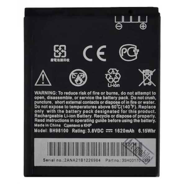 Htc Desire Sv T326E / Desire P Batarya Pil T326H Bh98100 - Resim 2
