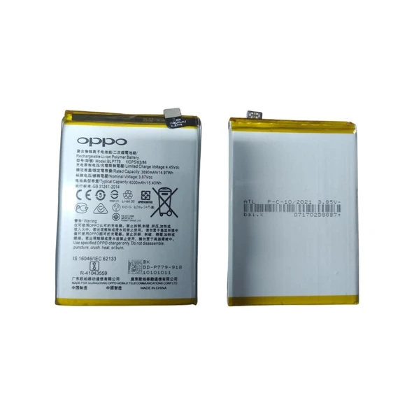 Oppo Reno 4 Lite Batarya Pil Blp779