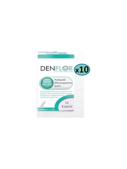 Denflor 10 Adet - Kapsul X 10 Adet