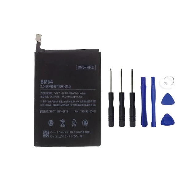 Xiaomi Mi Note Pro Batarya Pil ve Tamir Seti Bm34 - Resim 2