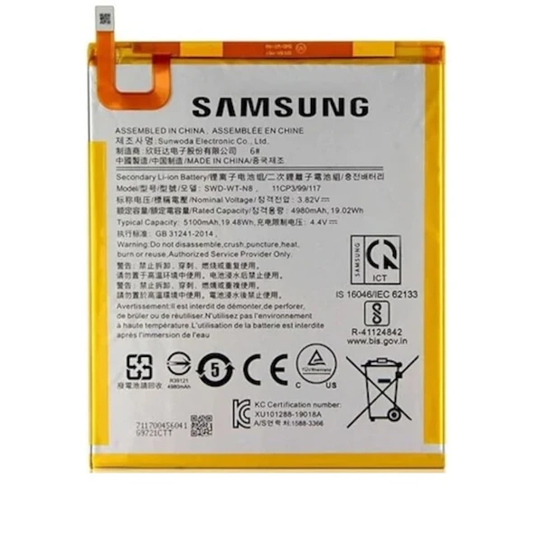 Samsung Galaxy Tab A8 T290-T295-T297 Pil Batarya Swd-Wt-N8 ürün görseli