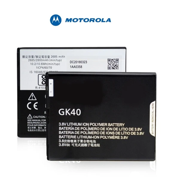 Motorola Moto G5 - G4 Play - E3 Gk40 Batarya Pil - 1