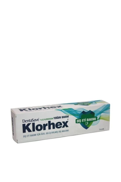 DentaSave Klorhex Günlük Bakım Florürlü Diş Macunu 75 ml 6 Adet - 2