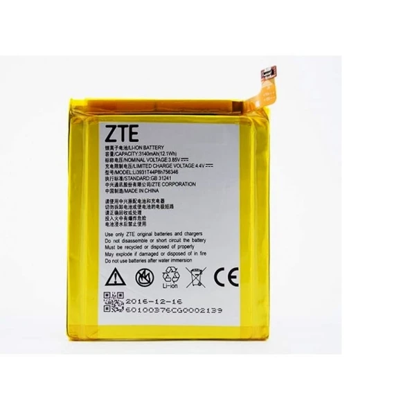Zte Axon 7 A2017-5.5 İnç Batarya Pil Lı3931T44P8H756346 ürün görseli