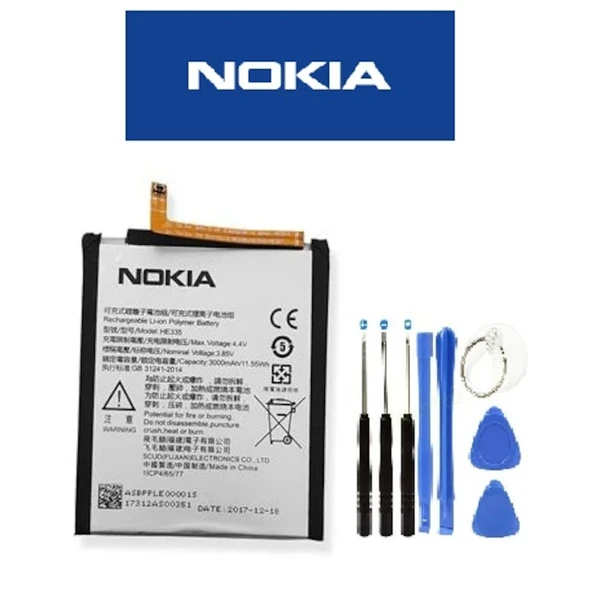 Nokia 6 N6-2017 Batarya Pil He335 3000 Mah ürün görseli