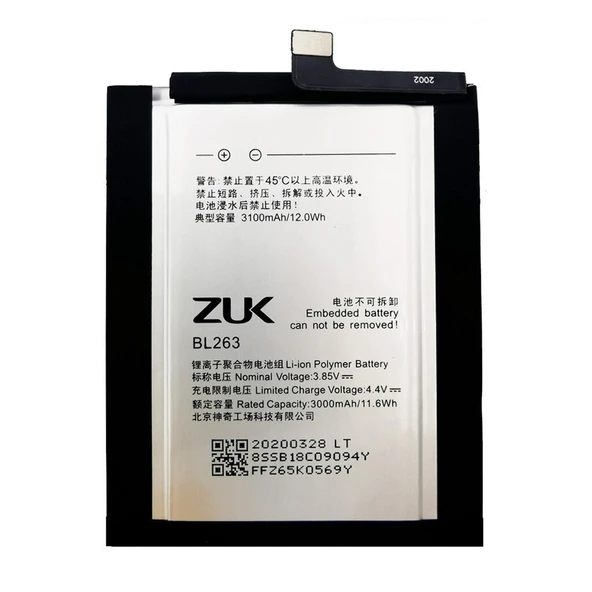 Lenovo Vibe Z2 Pro BL263 Batarya Pil ürün görseli