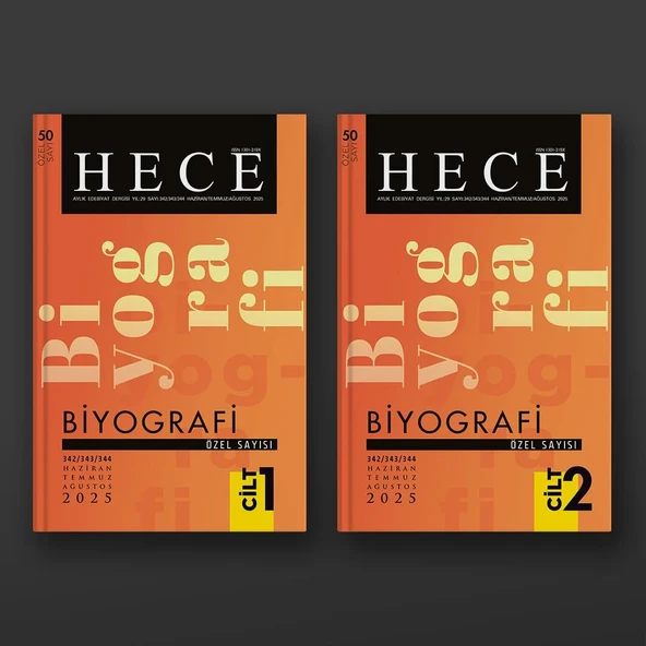 Hece Dergi 50.Özel Sayı Haziran 2025 - Biyografi Özel Sayısı (2 Cilt)