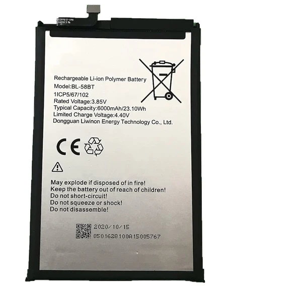 Tecno Spark 6 Air Pil Batarya BL-58BT ürün görseli