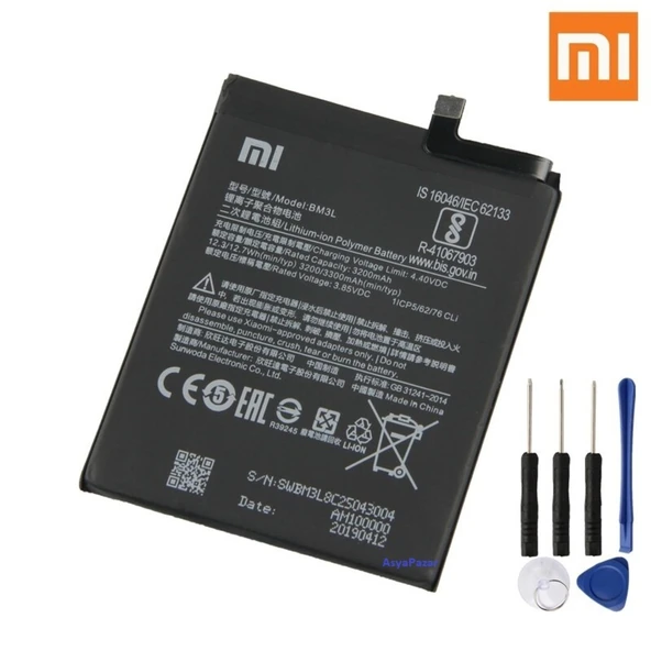 Xiaomi Mi9 Bm3L Pil Batarya ve Tamir Seti 3200 Mah ürün görseli