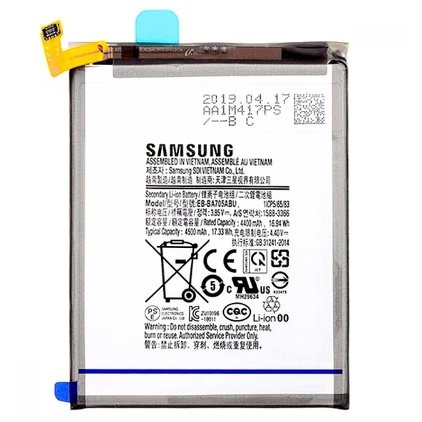 Samsung Galaxy A70S A707 Pil Batarya Eb-Ba707Abu 4400 Mah