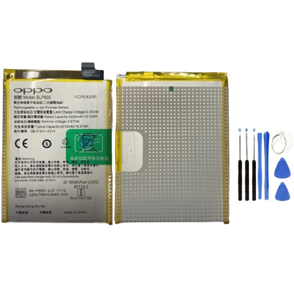 Oppo Reno 5 Lite Pil Batarya ve Tamir Seti BLP835 ürün görseli